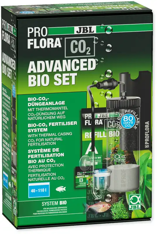 JBL PROFLORA CO2 ADVANCED BIO SET Düngeanlage (40-110 Liter) Solange Der Vorrat Reicht